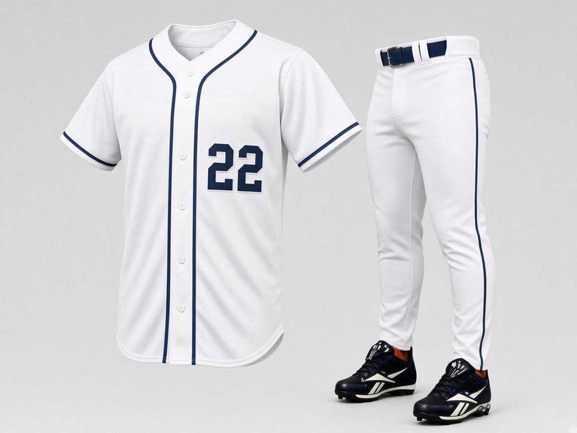 Custom baseball team uniform jersey and pants